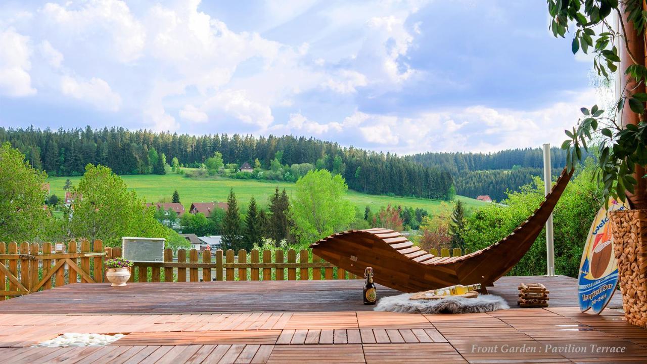 Entire House In Schwarzwald With Mountain View, Private Sauna, Gym, Garden And Terraces Unterkirnach Dış mekan fotoğraf