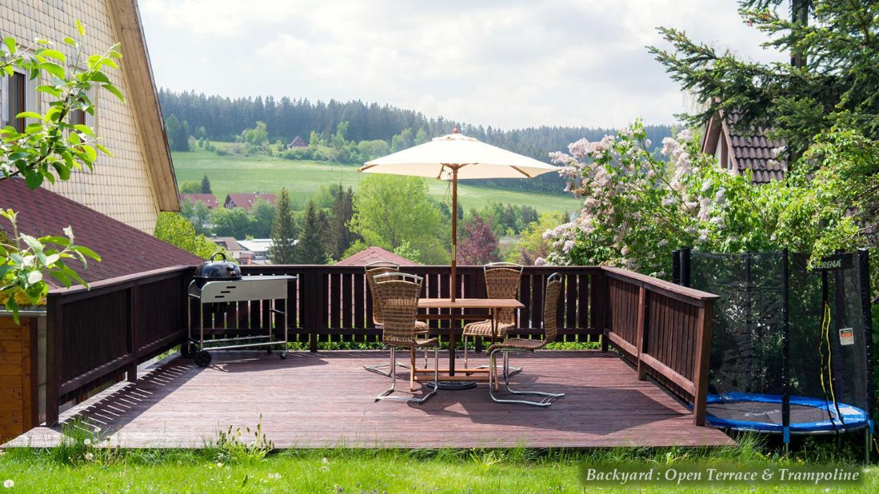Entire House In Schwarzwald With Mountain View, Private Sauna, Gym, Garden And Terraces Unterkirnach Dış mekan fotoğraf